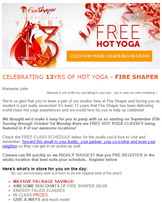 ANNIVERSARY EMAIL for blog 1